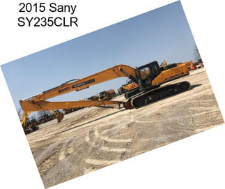 2015 Sany SY235CLR