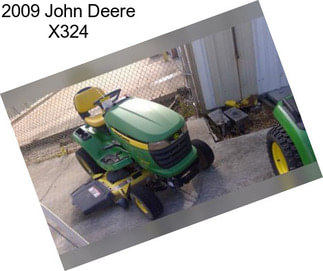 2009 John Deere X324