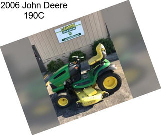 2006 John Deere 190C