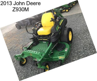 2013 John Deere Z930M