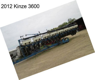 2012 Kinze 3600