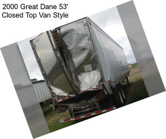 2000 Great Dane 53\' Closed Top Van Style