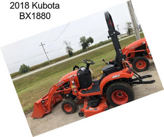 2018 Kubota BX1880