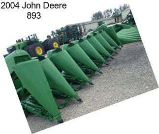 2004 John Deere 893