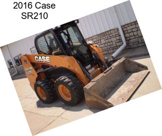 2016 Case SR210