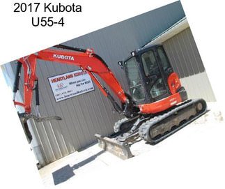 2017 Kubota U55-4