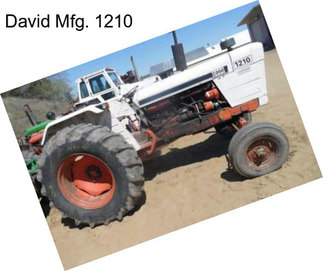 David Mfg. 1210