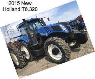 2015 New Holland T8.320