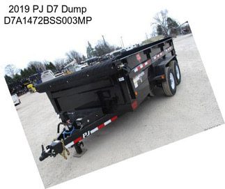 2019 PJ D7 Dump D7A1472BSS003MP