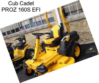 Cub Cadet PROZ 160S EFI