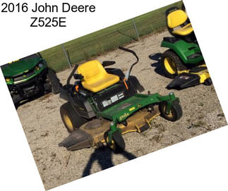 2016 John Deere Z525E