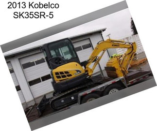 2013 Kobelco SK35SR-5