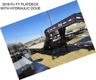 2018 PJ FY FLATDECK WITH HYDRAULIC DOVE