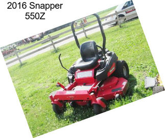 2016 Snapper 550Z