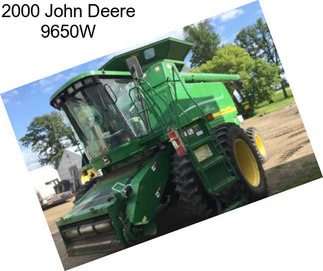 2000 John Deere 9650W
