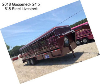 2018 Gooseneck 24\' x 6\'-8\