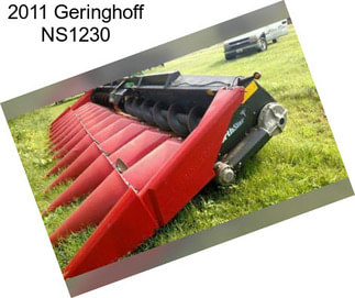 2011 Geringhoff NS1230