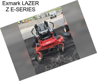 Exmark LAZER Z E-SERIES