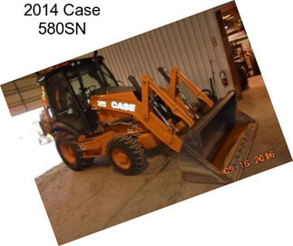 2014 Case 580SN
