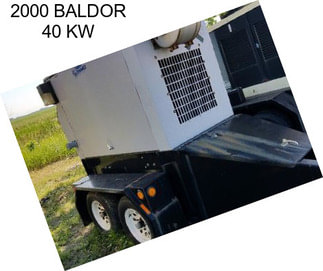 2000 BALDOR 40 KW