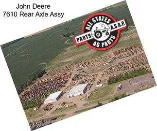 John Deere 7610 Rear Axle Assy