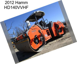 2012 Hamm HD140VVHF