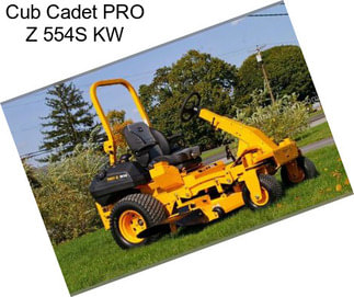 Cub Cadet PRO Z 554S KW