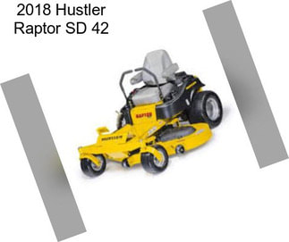 2018 Hustler Raptor SD 42\