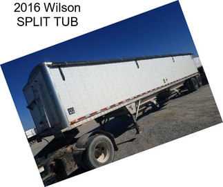 2016 Wilson SPLIT TUB