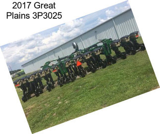 2017 Great Plains 3P3025