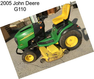 2005 John Deere G110