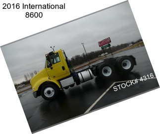 2016 International 8600