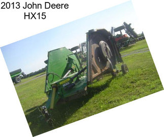 2013 John Deere HX15