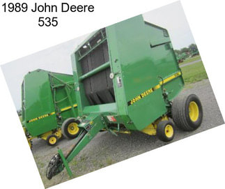 1989 John Deere 535