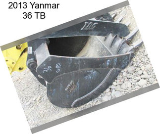 2013 Yanmar 36 TB