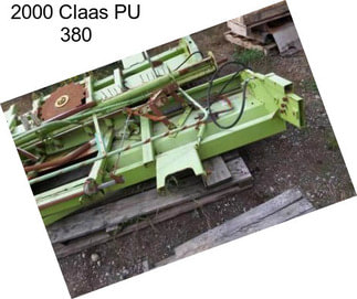 2000 Claas PU 380