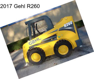 2017 Gehl R260