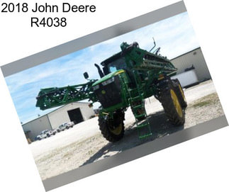 2018 John Deere R4038