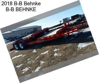 2018 B-B Behnke B-B BEHNKE