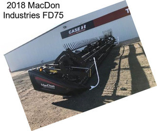 2018 MacDon Industries FD75