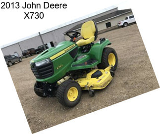 2013 John Deere X730