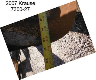 2007 Krause 7300-27