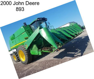 2000 John Deere 893