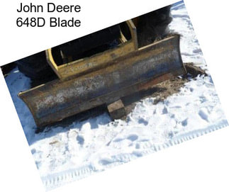 John Deere 648D Blade