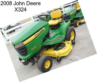 2008 John Deere X324