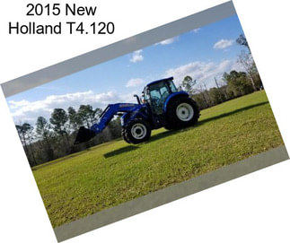 2015 New Holland T4.120