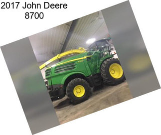 2017 John Deere 8700