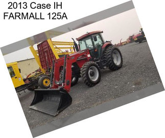 2013 Case IH FARMALL 125A