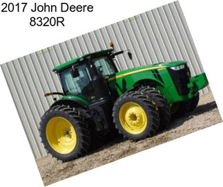 2017 John Deere 8320R