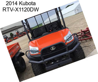 2014 Kubota RTV-X1120DW